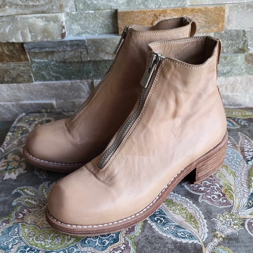 Guidi Tan Leather PL1 Boots
